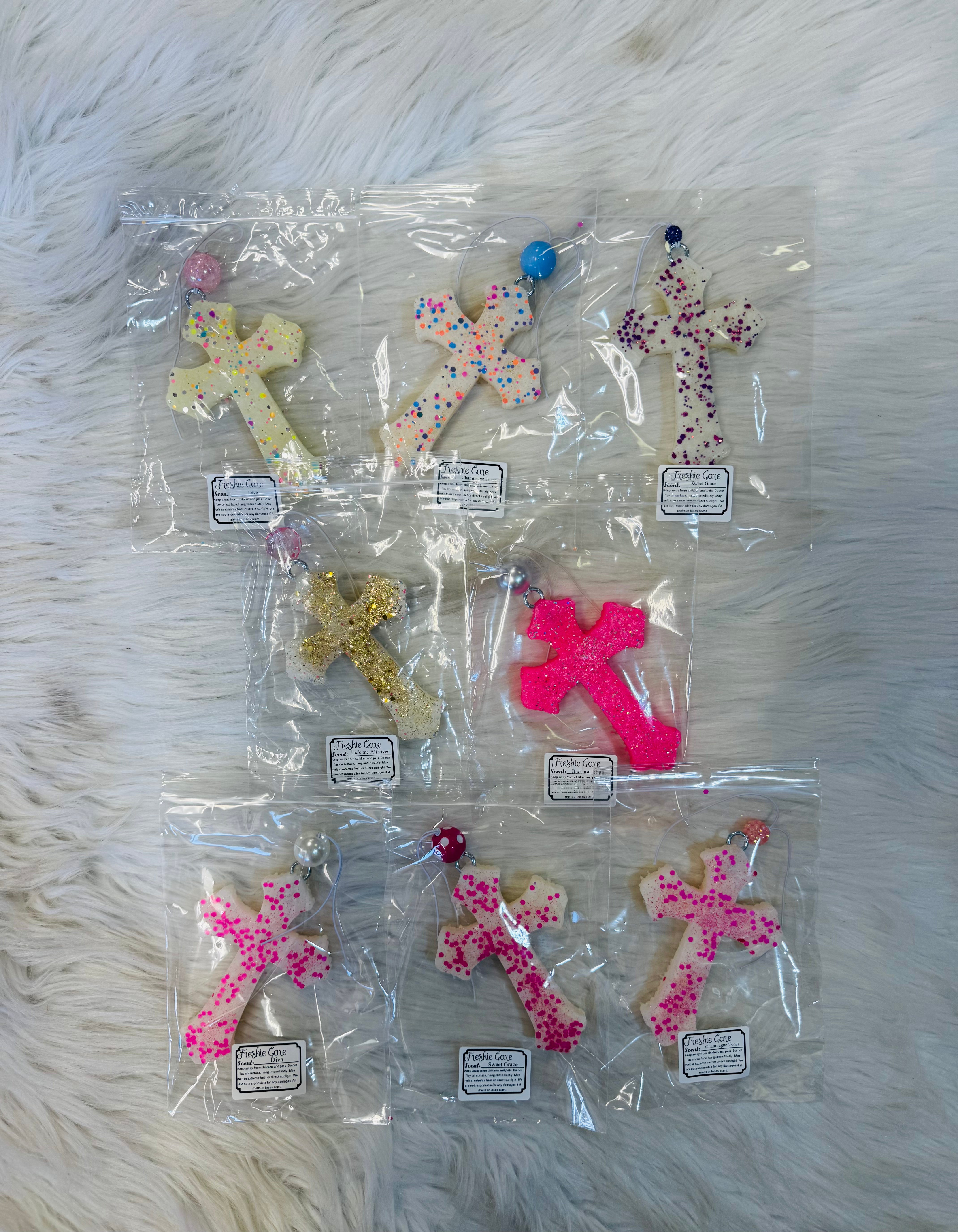 Colorful Cross Freshie