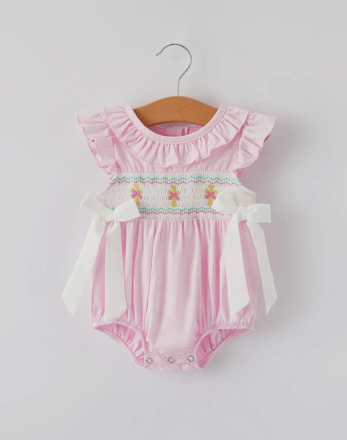 Easter Cross Bow Romper