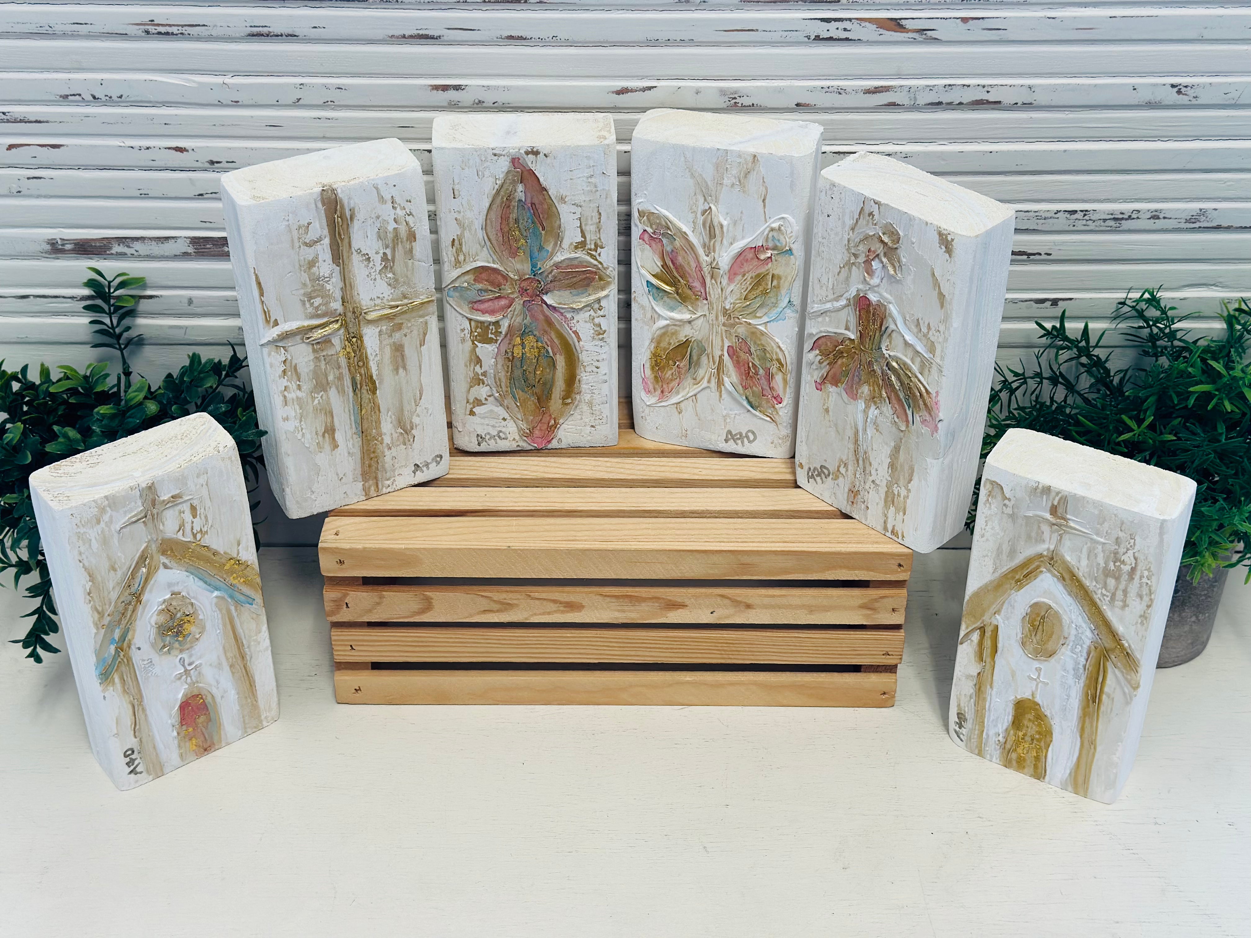3x7 Painted Block