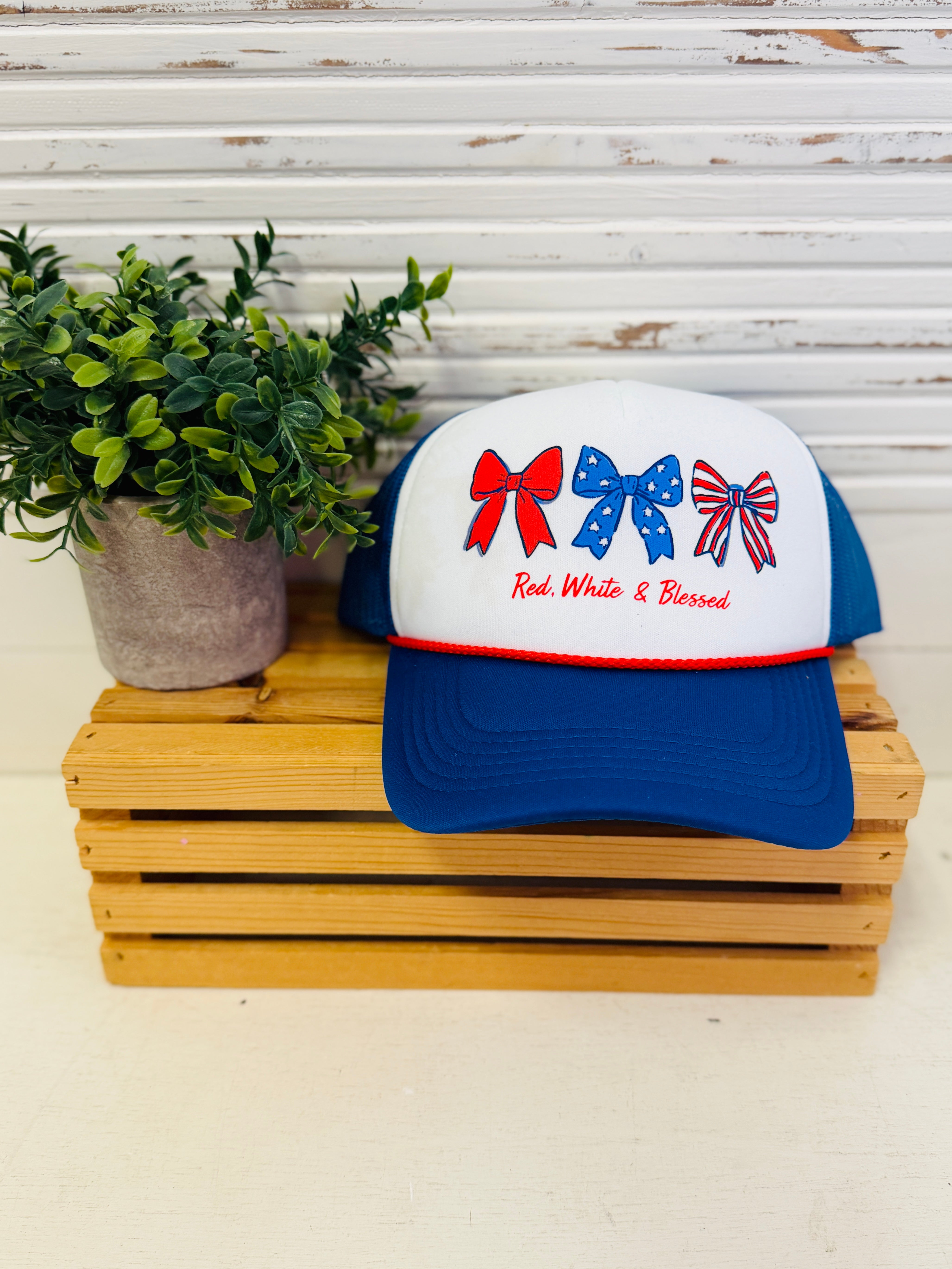 Red White & Blessed Cap