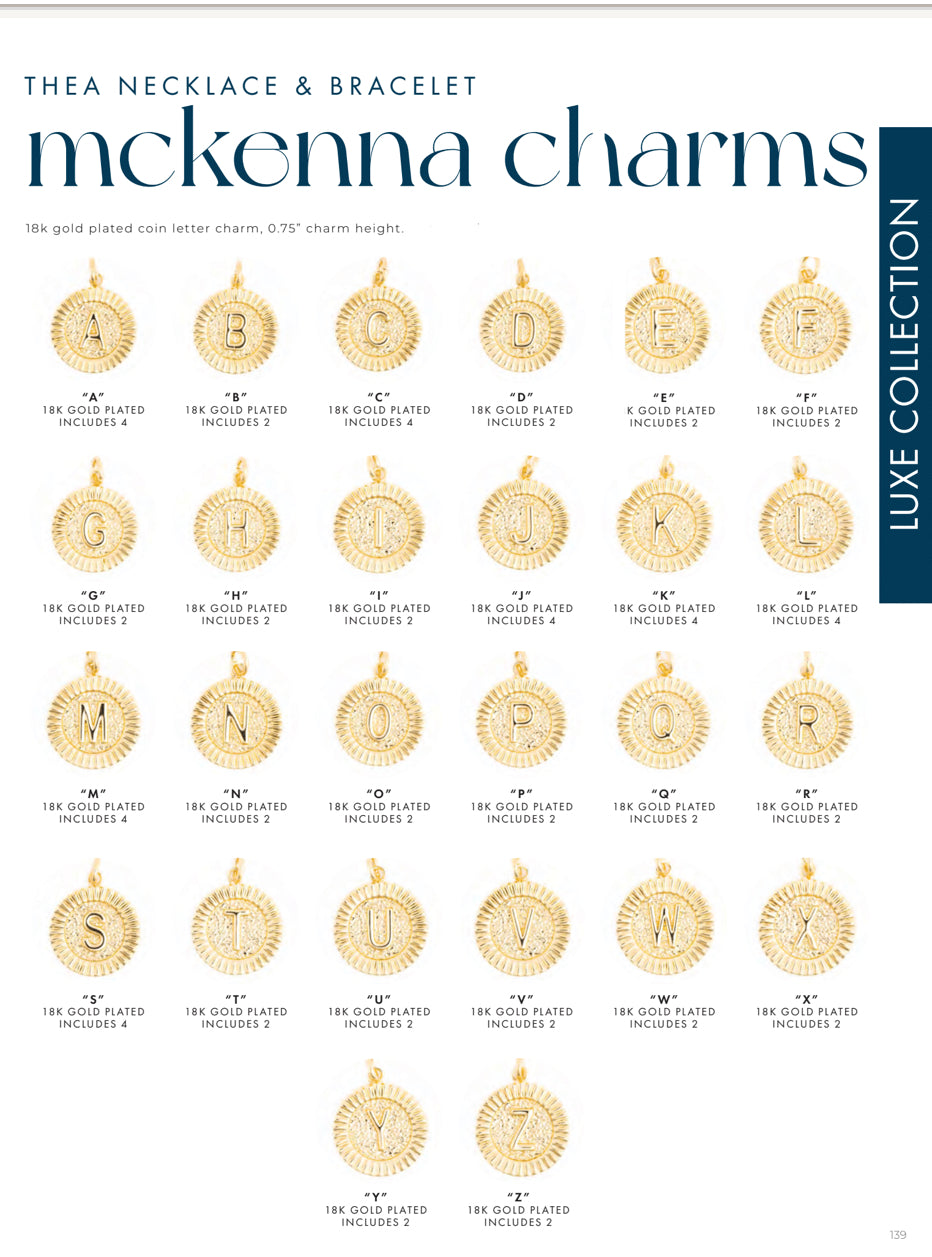 McKenna Initial Charm