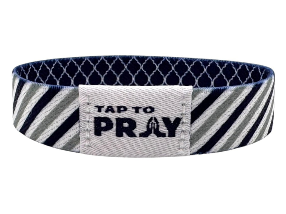 Tap To Pray™ Graphite & Ink Wristband