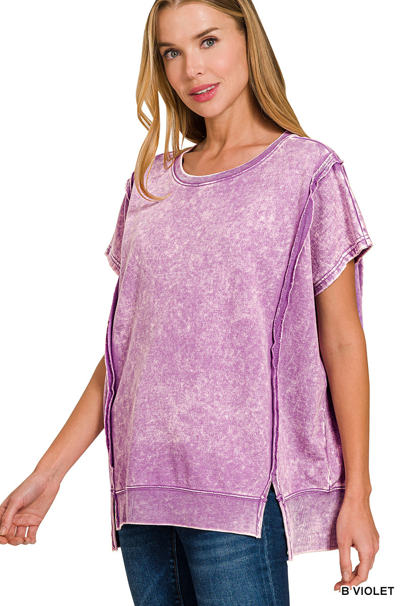 French Terry Hi Low Top