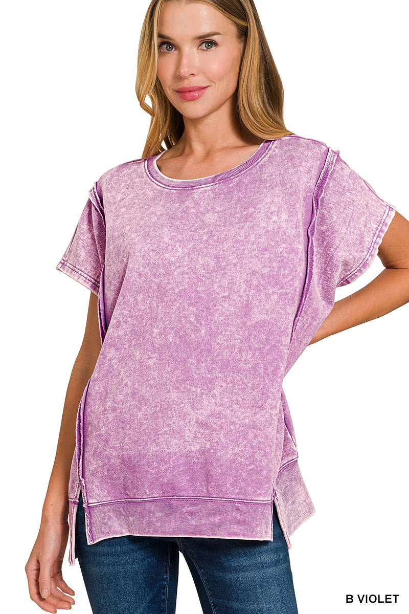 French Terry Hi Low Top