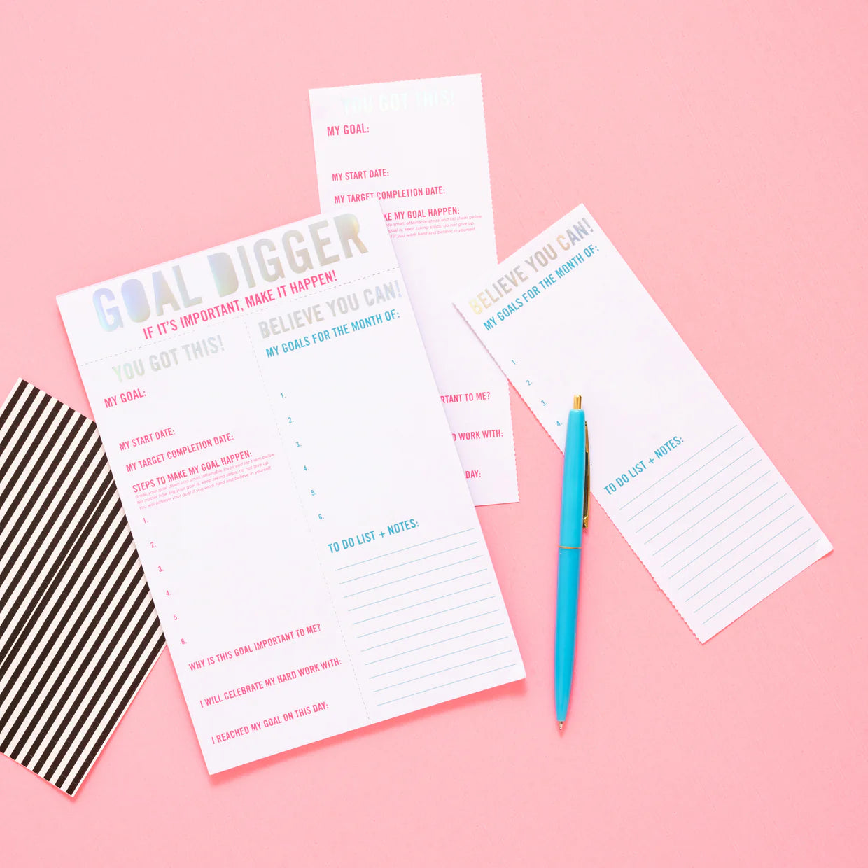 Goal Setting Notepad
