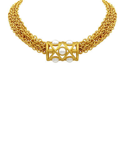 Pearl Statement Layered Necklace