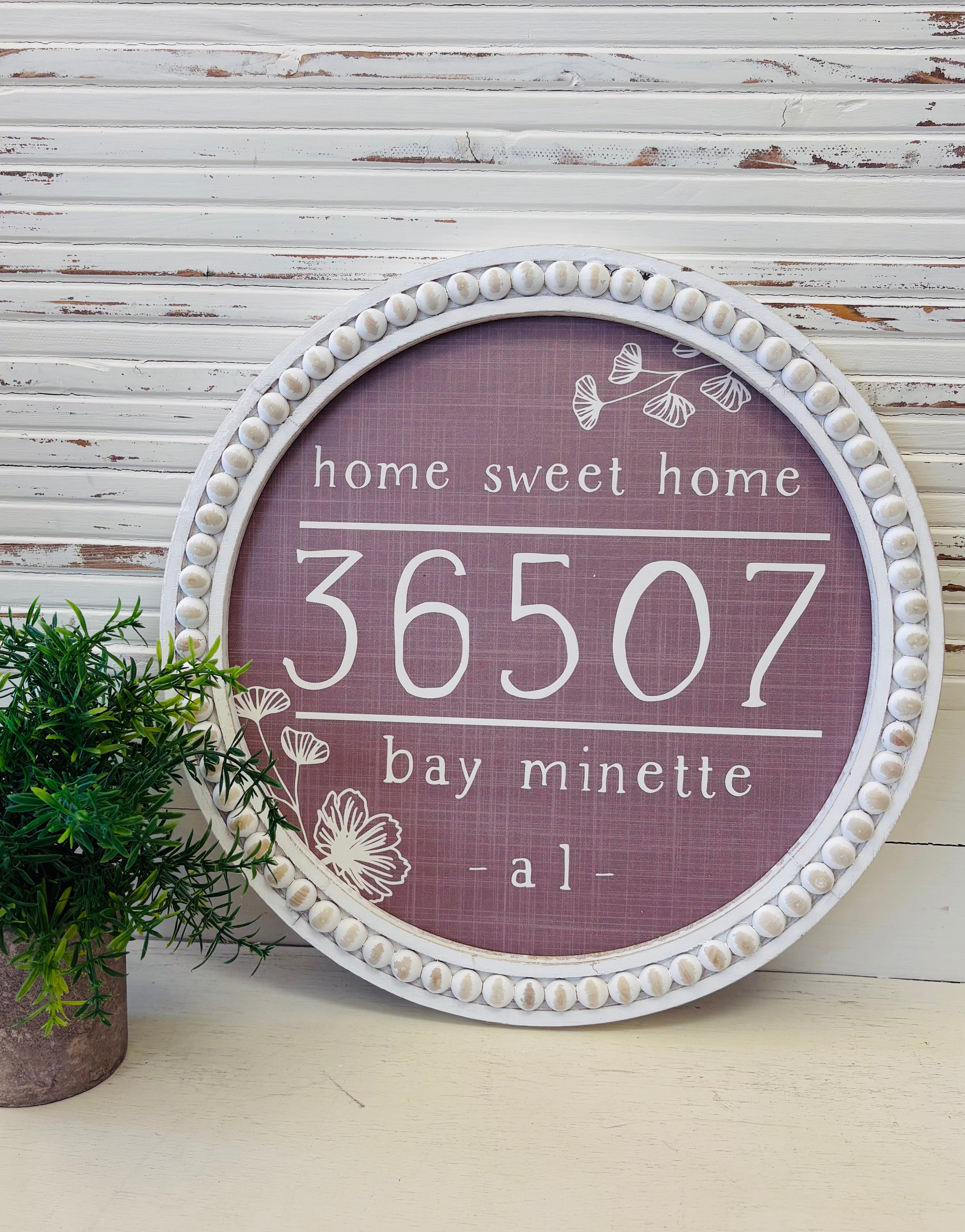 Home Sweet Home BM Sign
