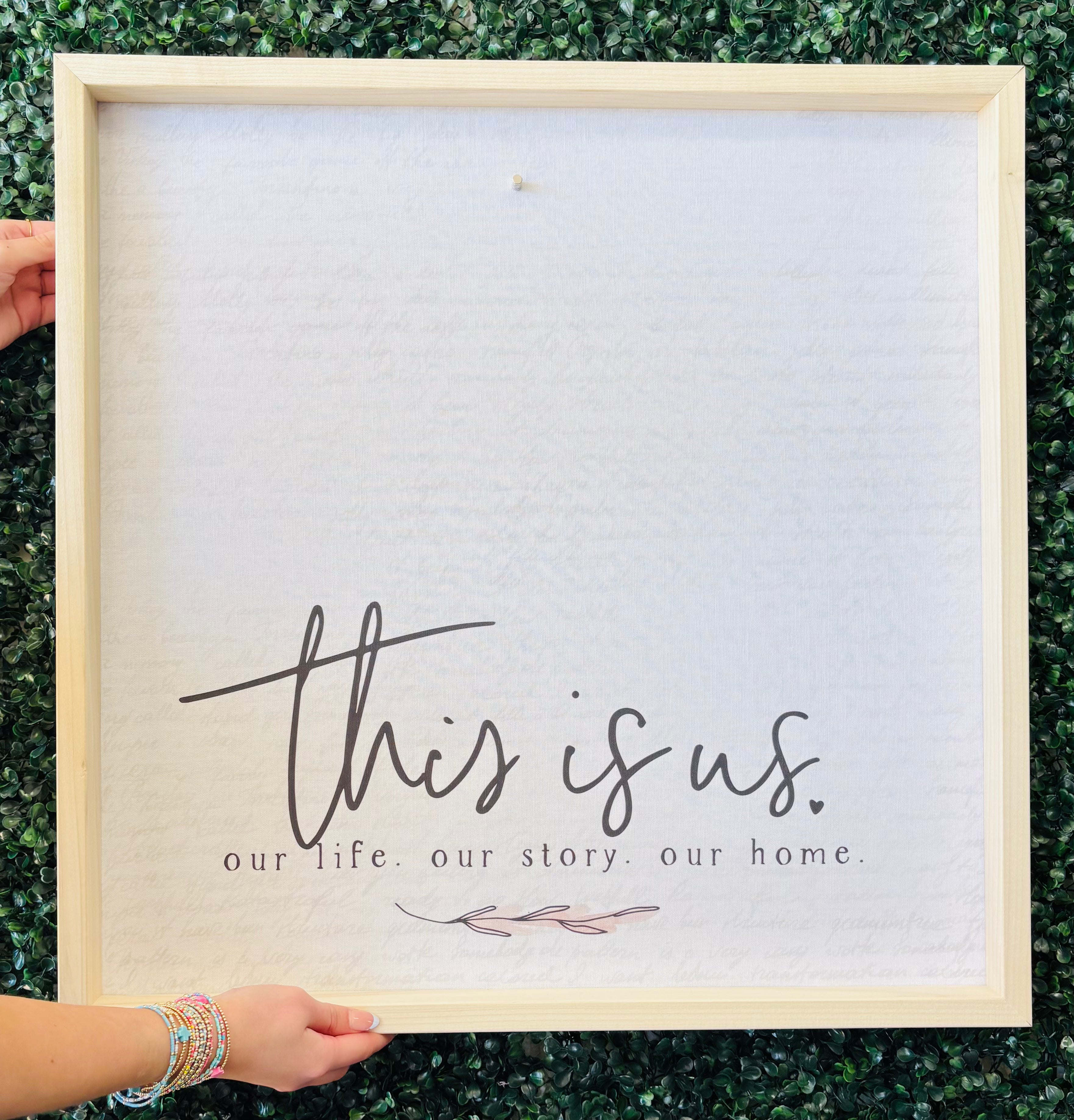This is Us Magnet Sign
