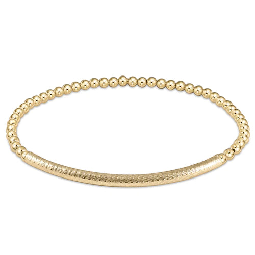 Enewton|3mm Textured Bliss Bar Bracelet