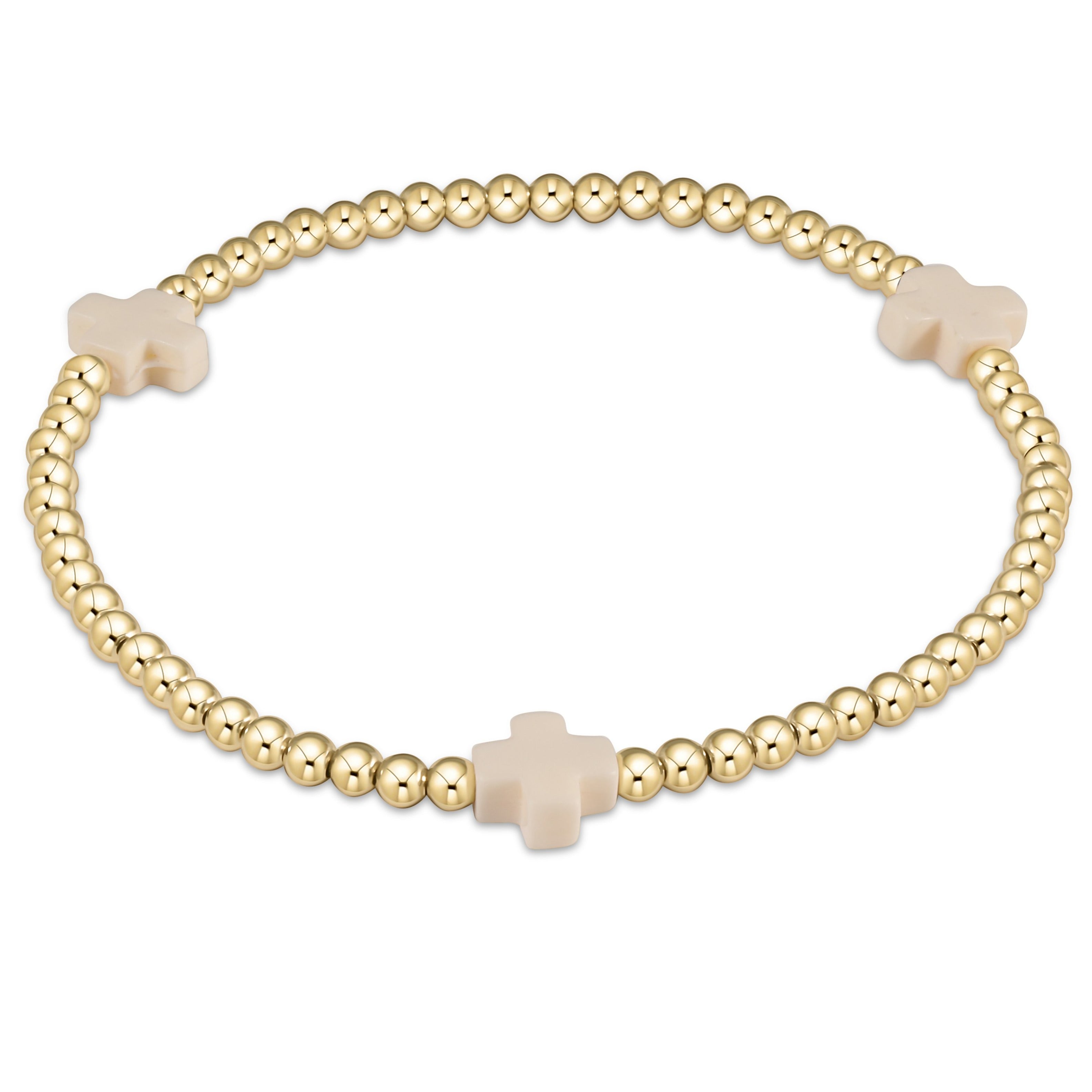 Enewton| Sign. Cross 3mm Bracelet
