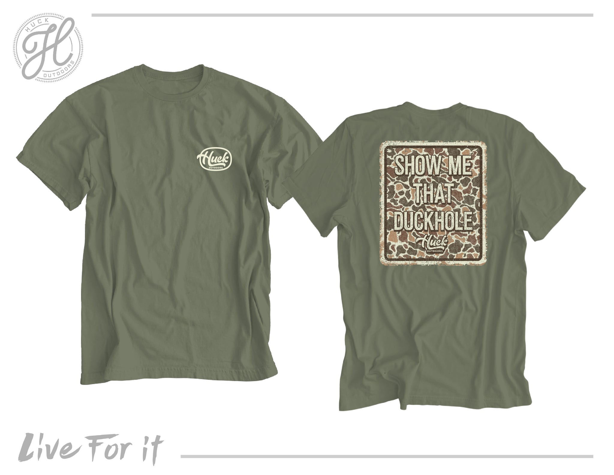 Huck Camo Duckhole Tee