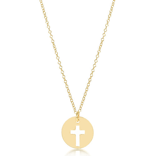 16" Blessed Disc Necklace