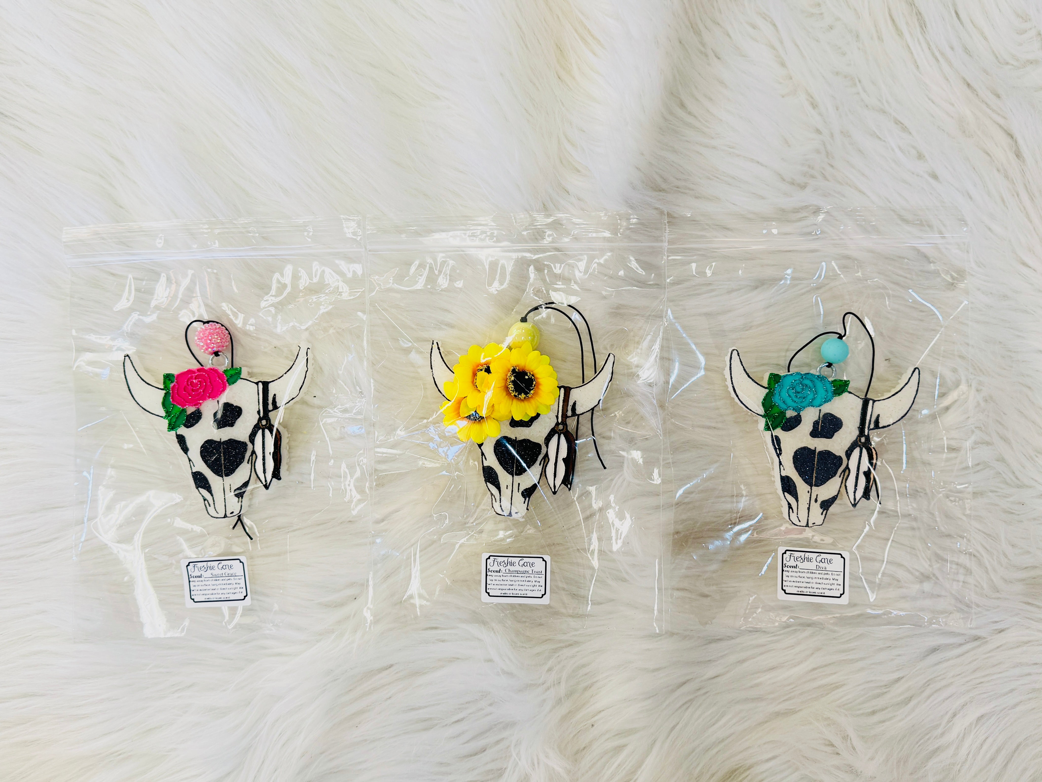 Bull w/Flower Freshie