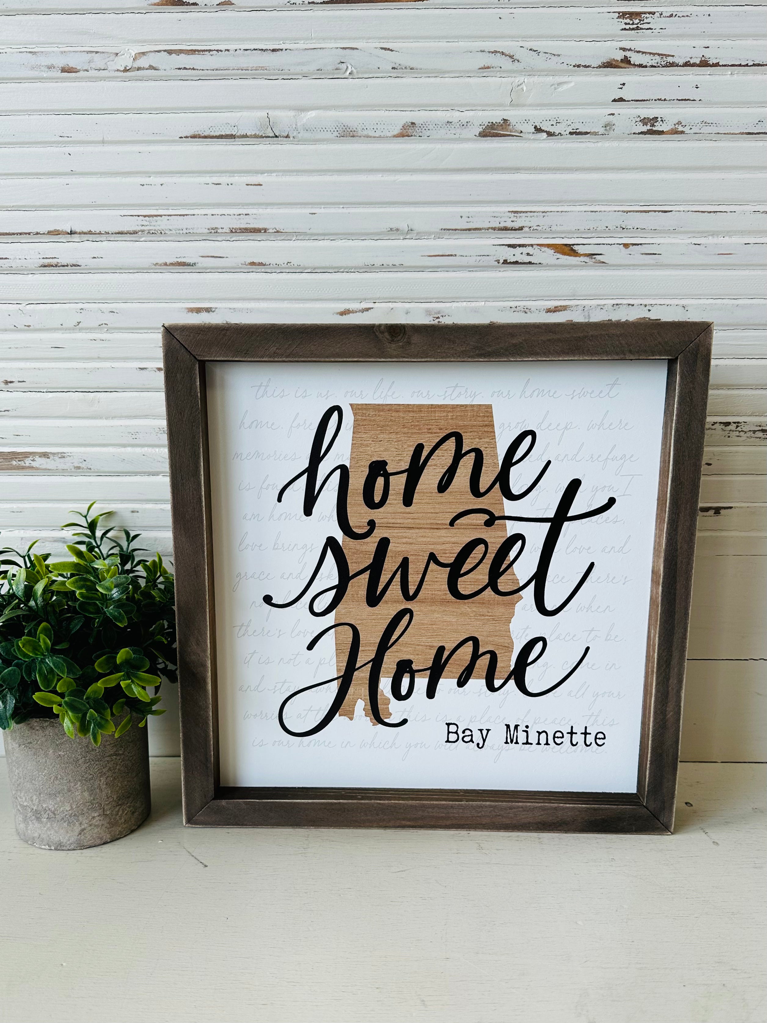 Home Sweet Home Sign
