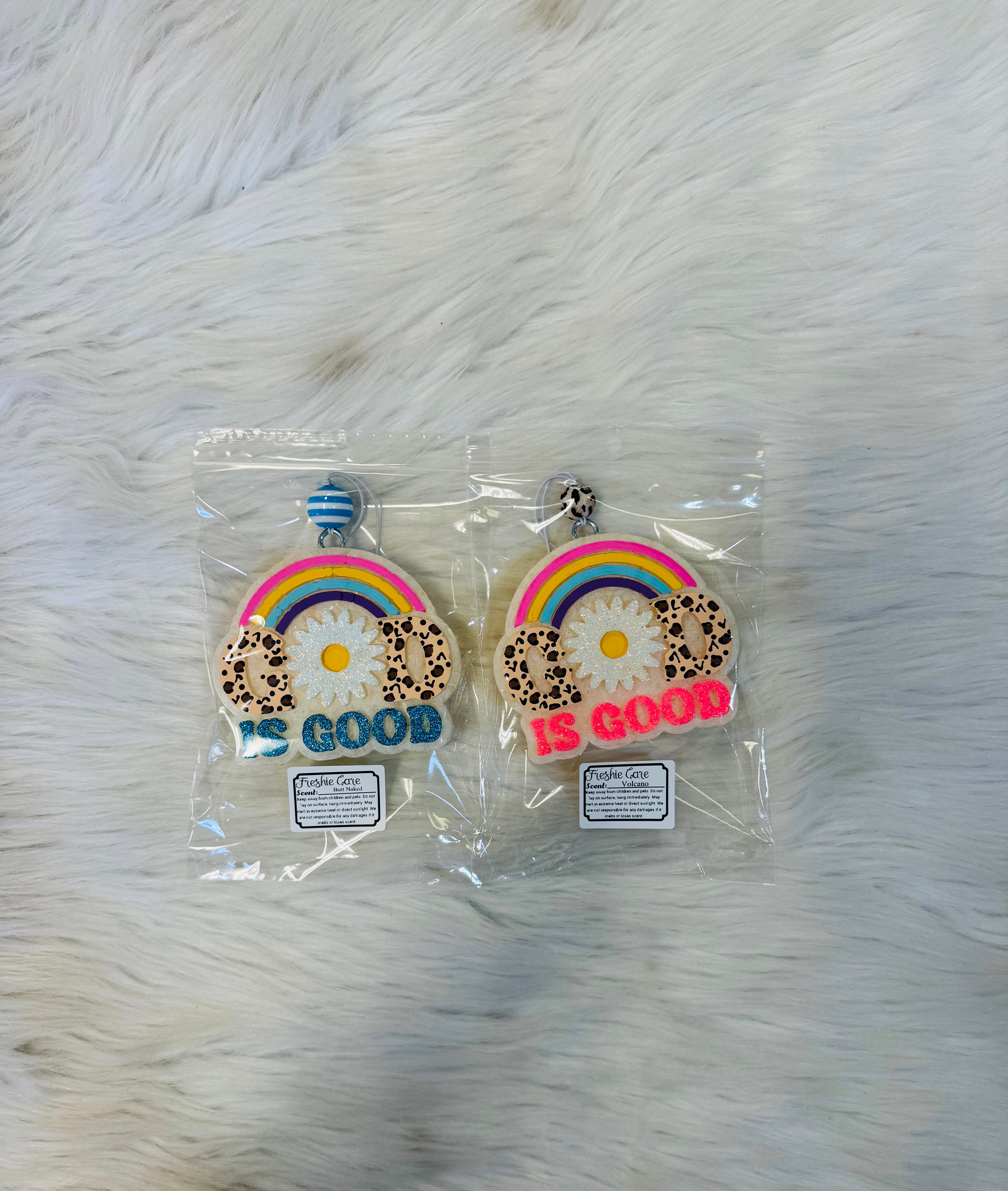 God is Good Rainbow Freshie
