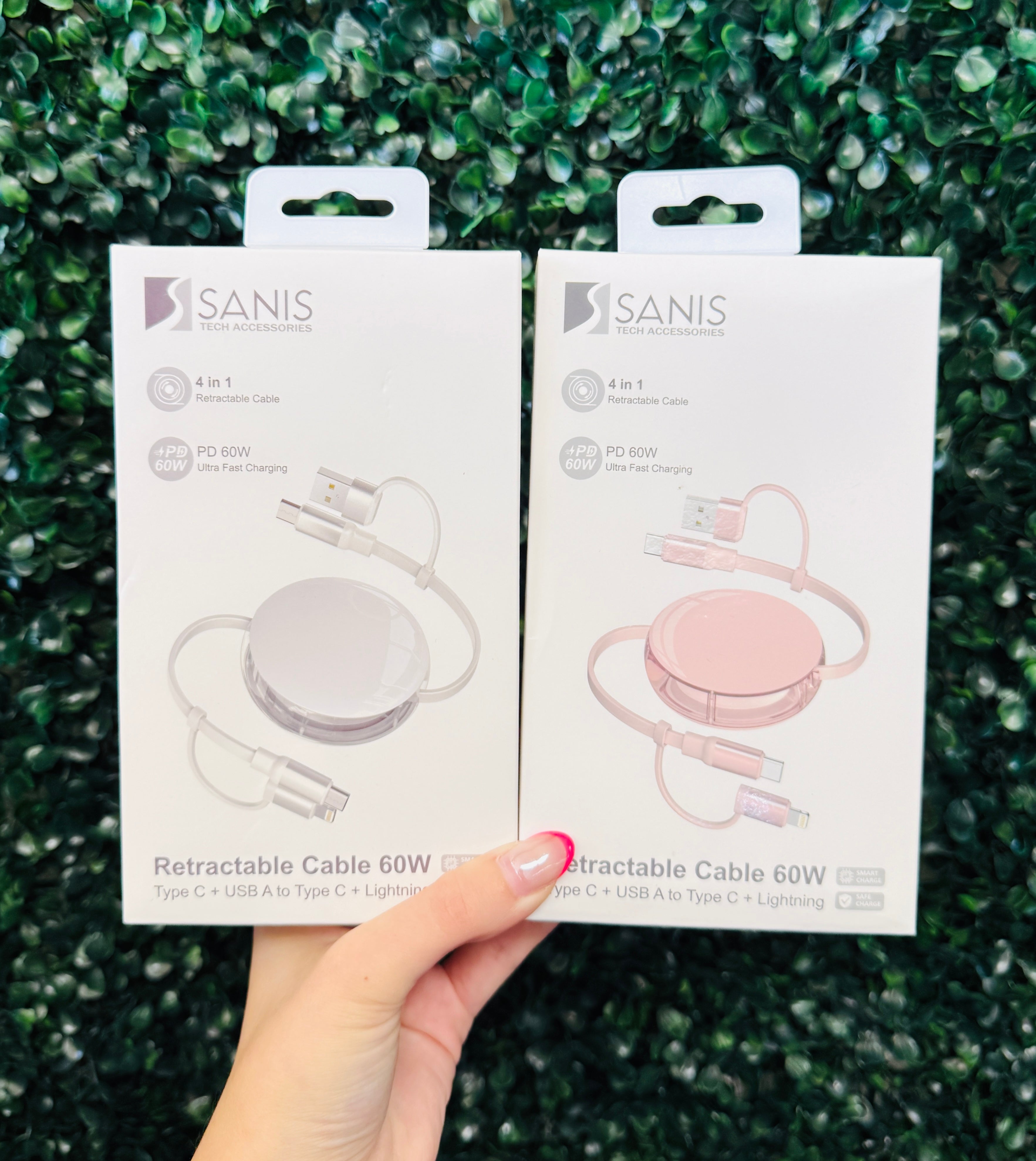 4in1 Retractable Charger