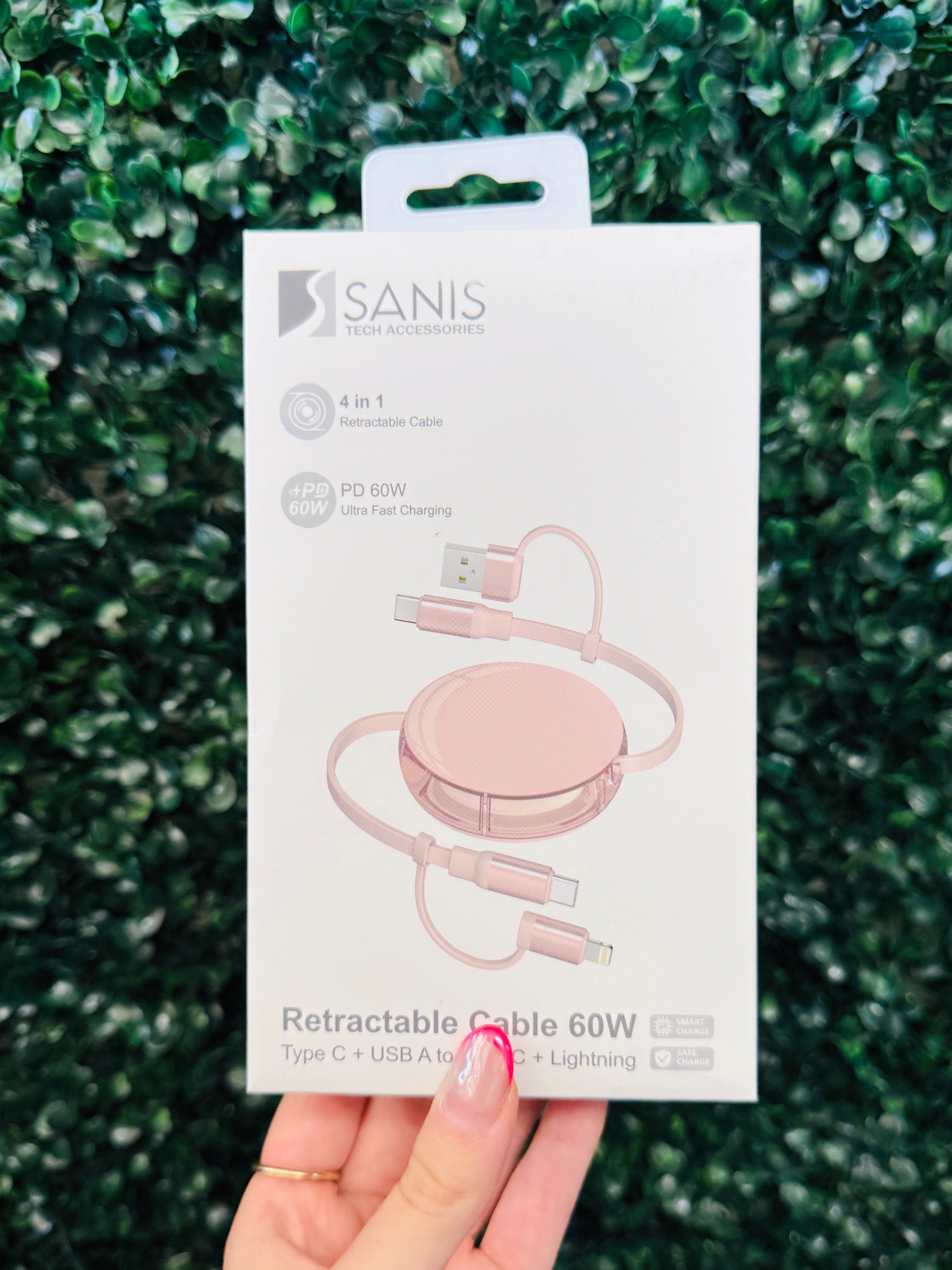 4in1 Retractable Charger