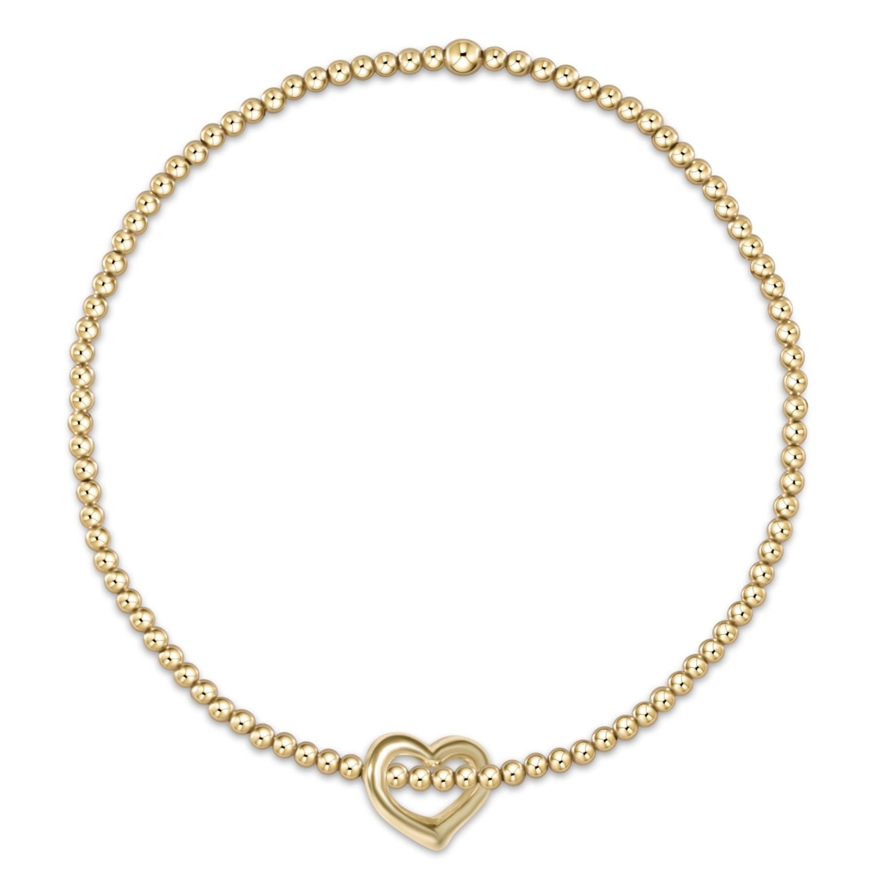 ENewton|Love Charm 2mm Bracelet