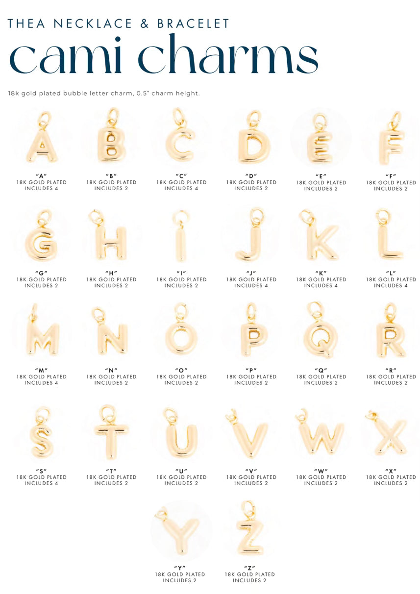 Cami Initial Charm