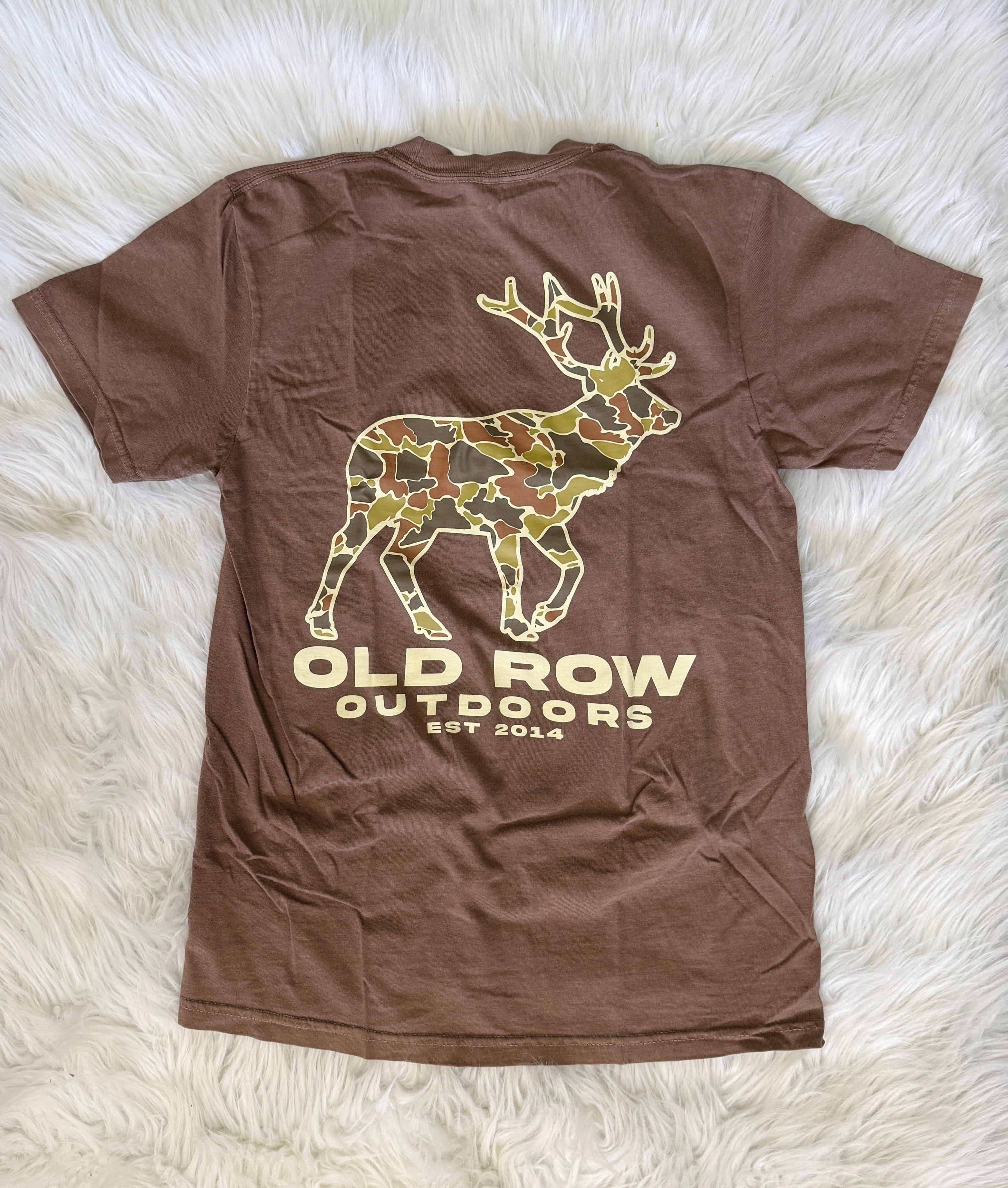 Old Row|Camo Moose Pocket Tee