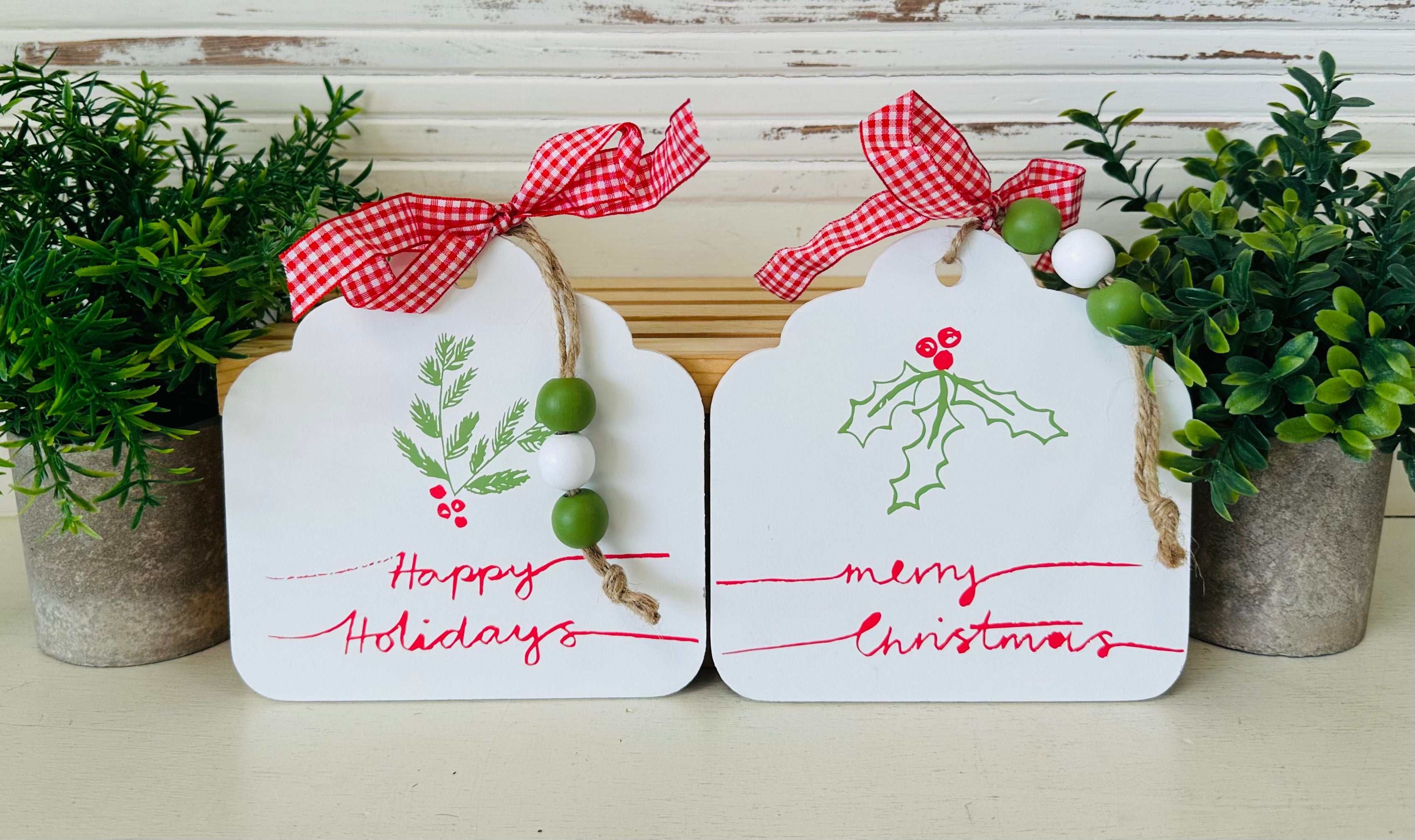 Bead Tag Ornament