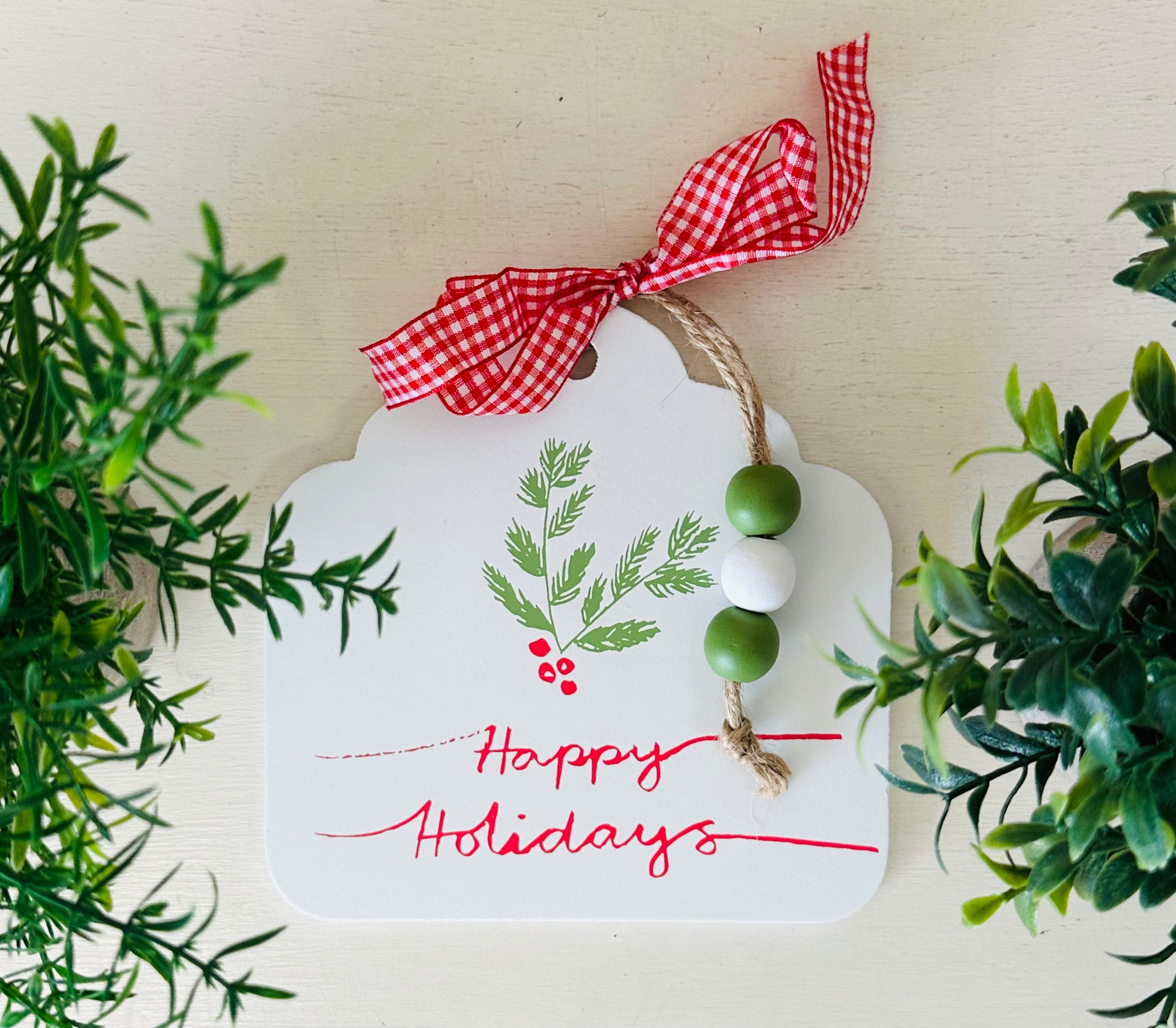 Bead Tag Ornament