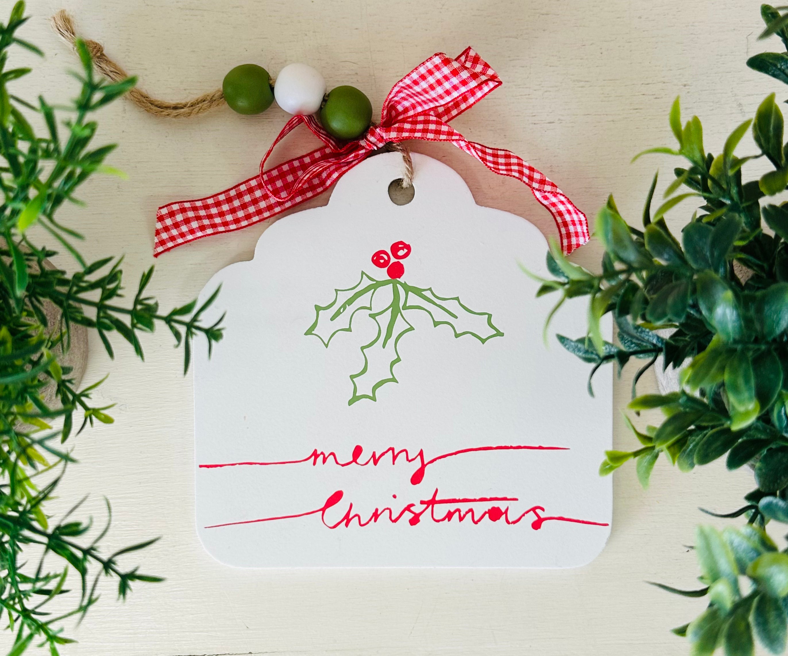 Bead Tag Ornament
