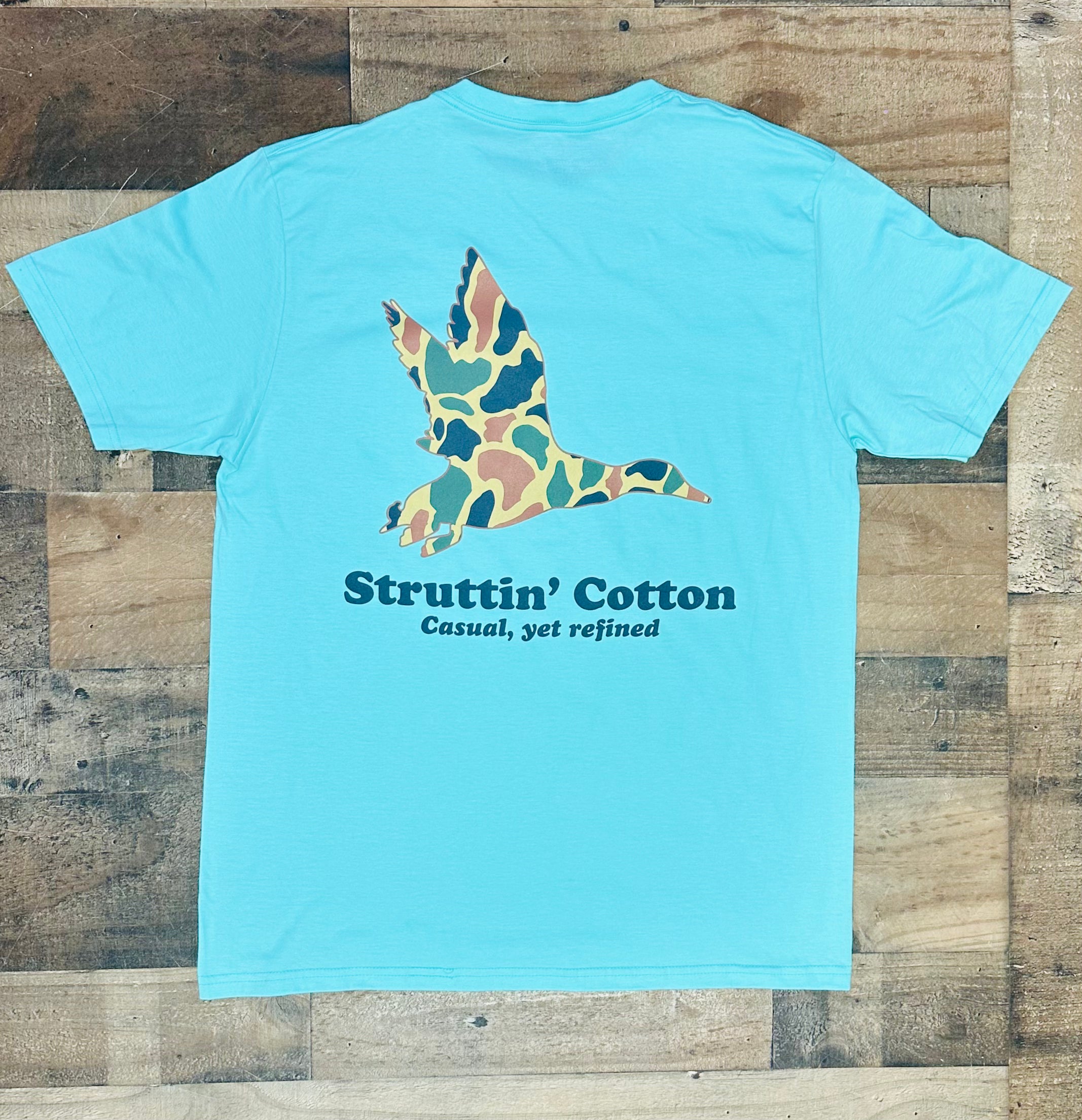 Struttin Cotton- Mallard Tee