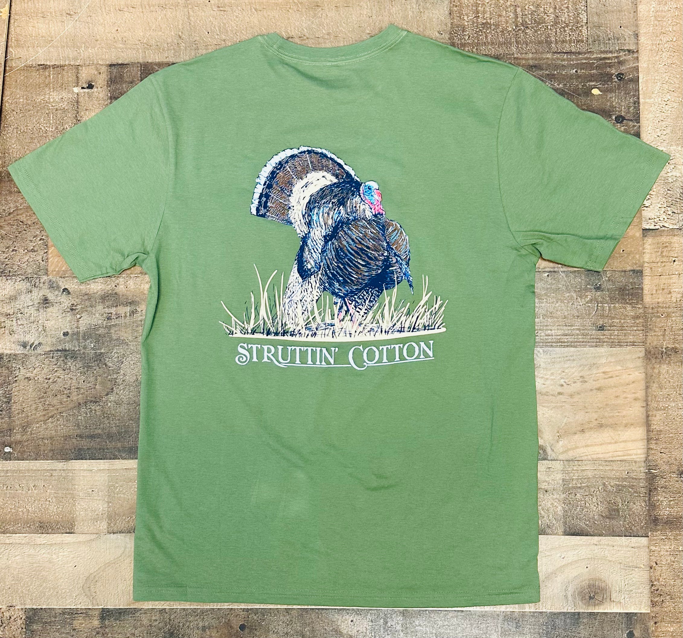 Struttin Cotton- Full Strut Tee