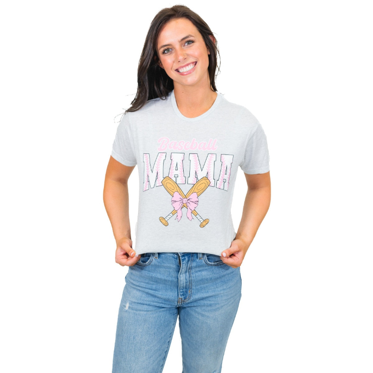 Baseball Mama Heathered Tee