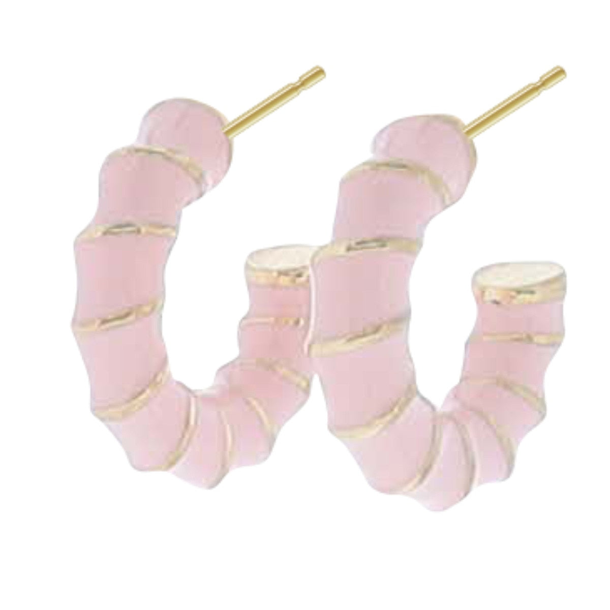 JM Twisted Hoop Earrings