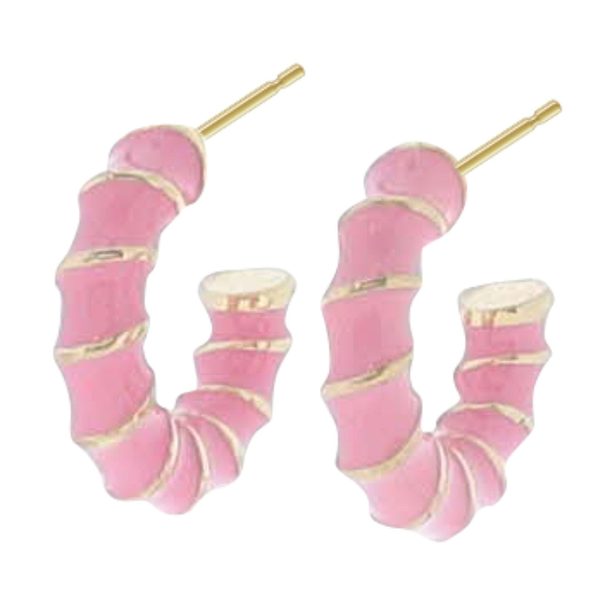 JM Twisted Hoop Earrings