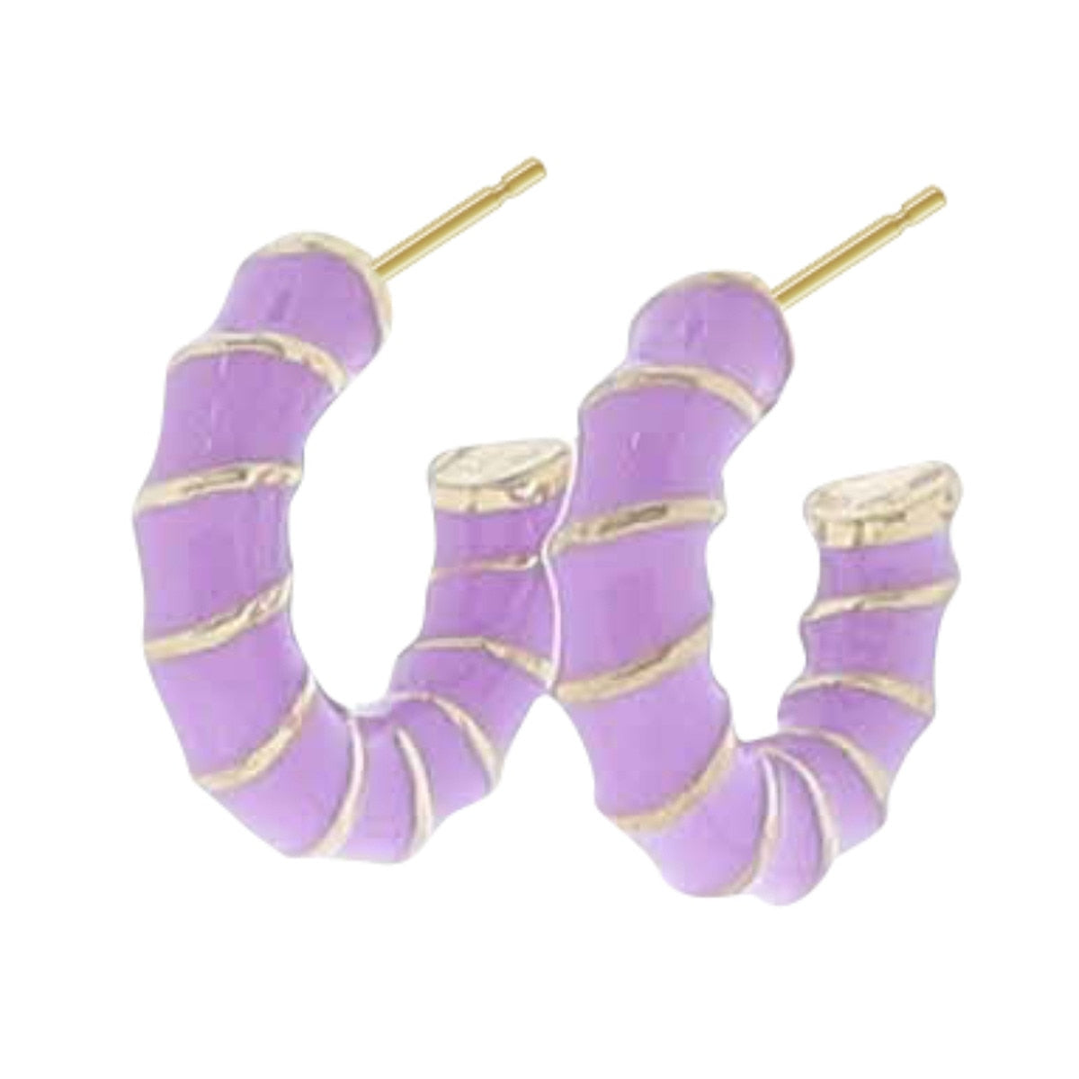 JM Twisted Hoop Earrings