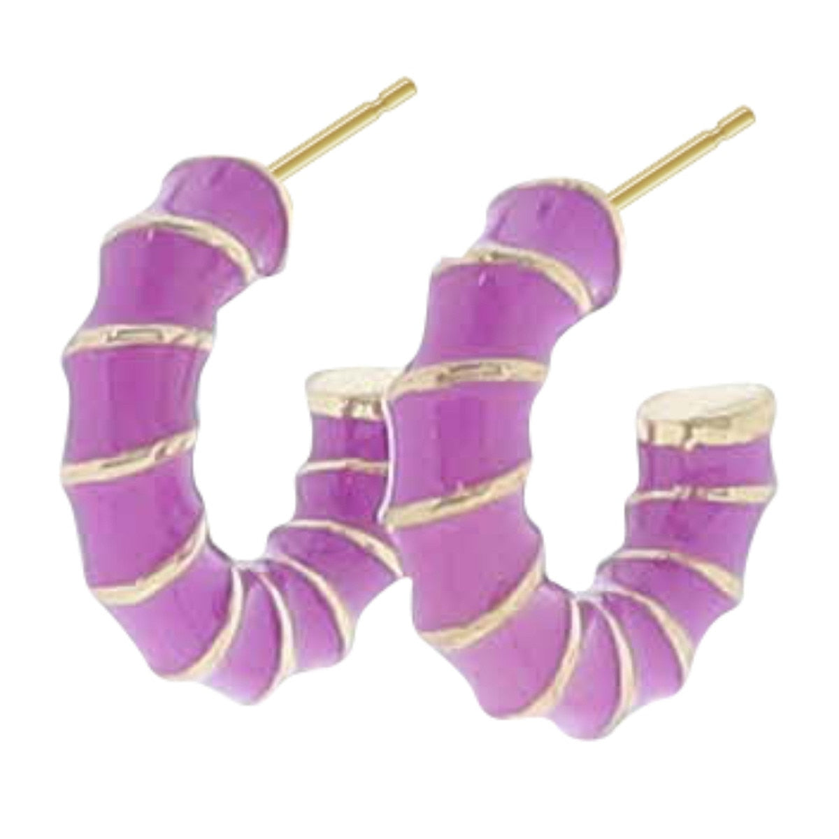 JM Twisted Hoop Earrings