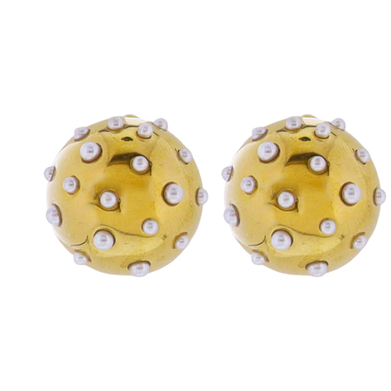 Jane Marie Pearl Bubble Earrings