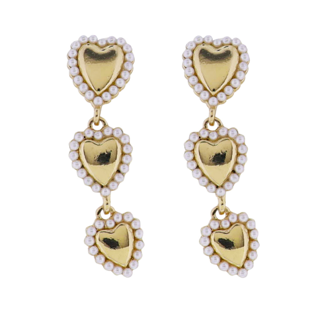 Jane Marie Layered Pearl Earrings