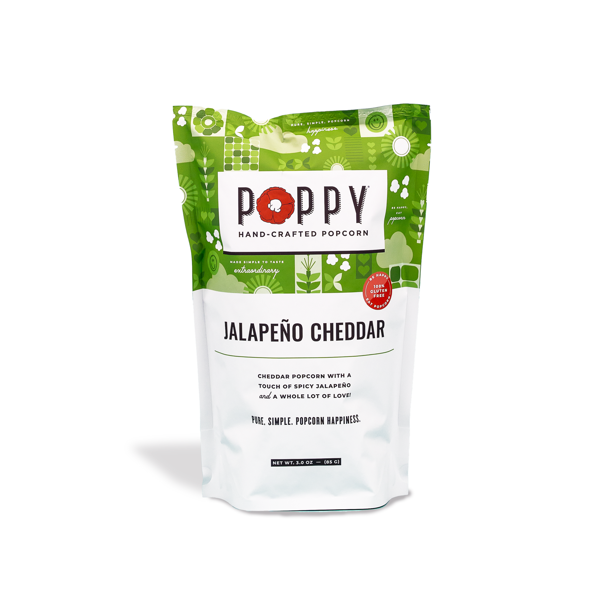 Poppy Jalapeno Cheddar Popcorn