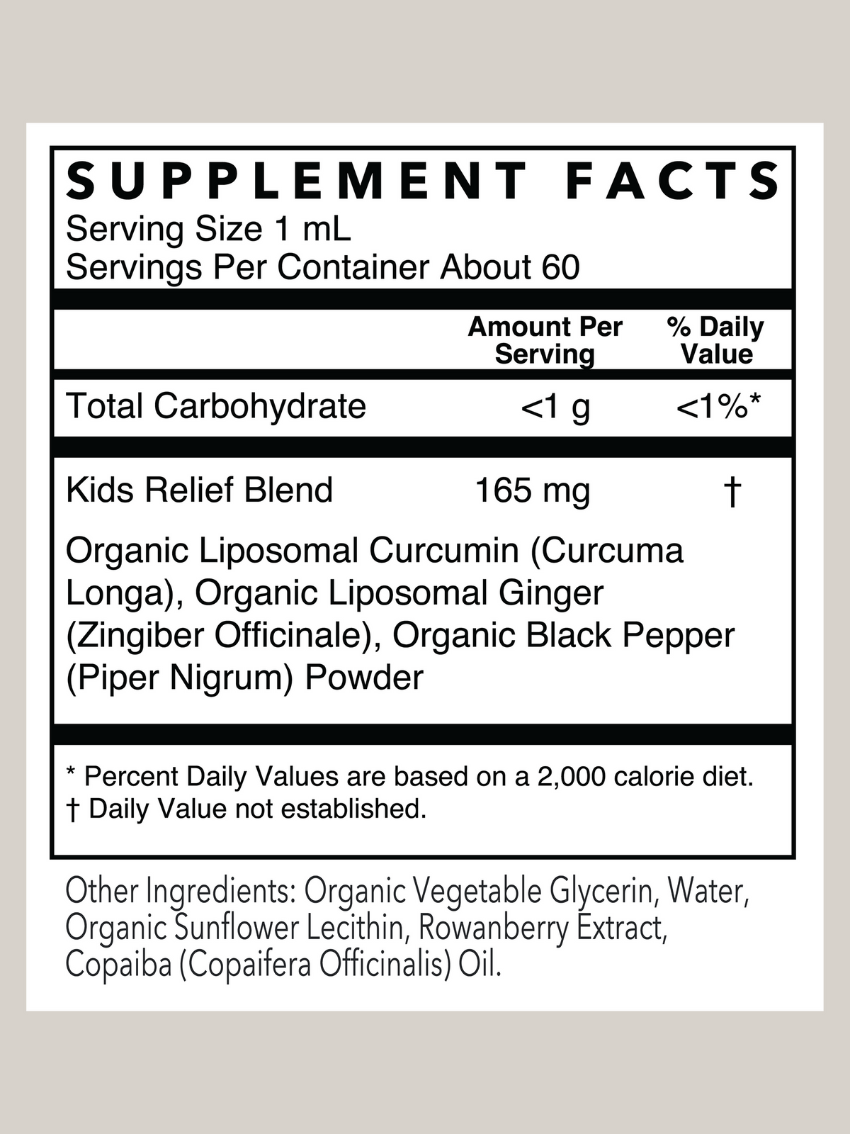 RC Kids Relief Herbal Tincture