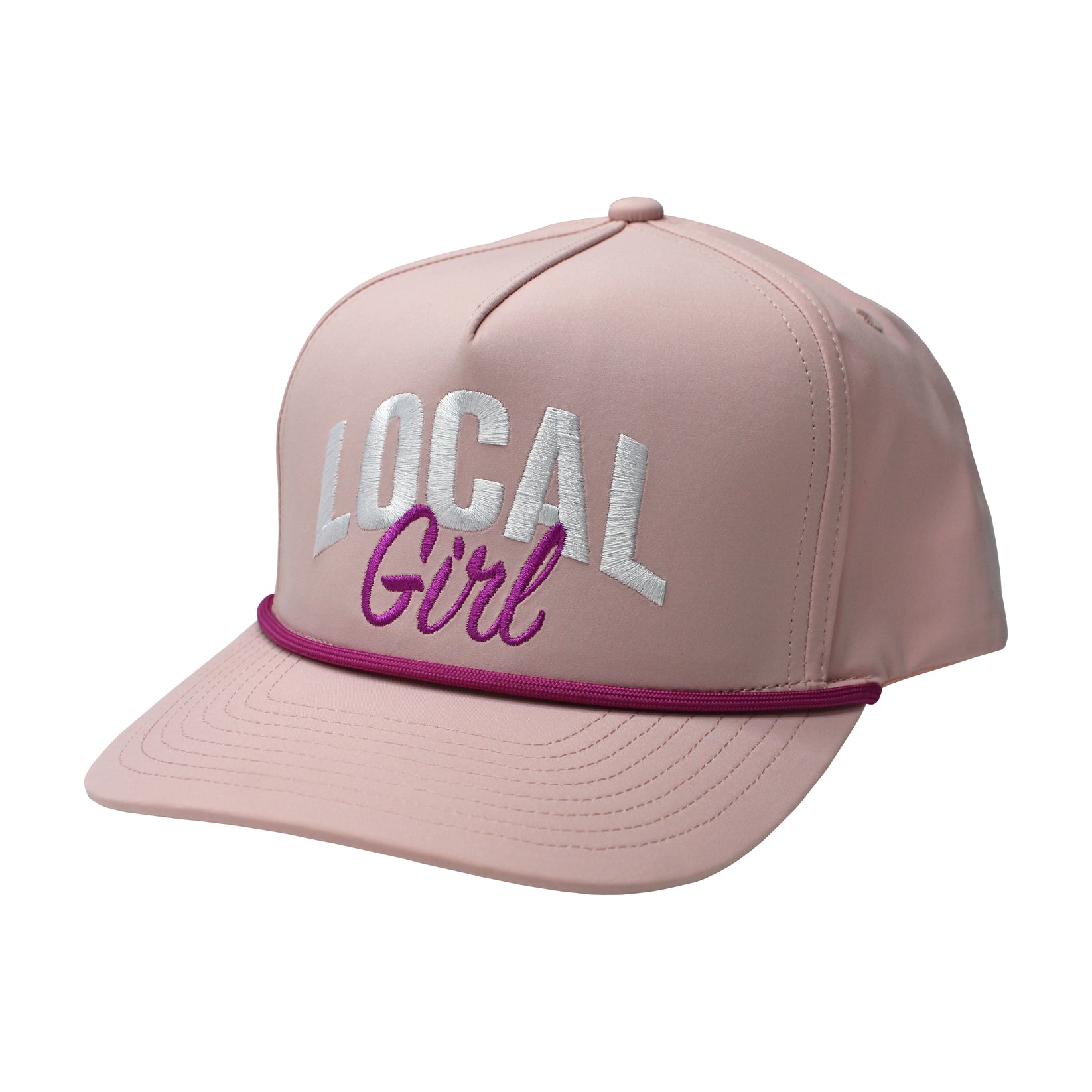 Local Girl Pink Rope Hat