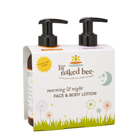 Lil Naked Bee Morning & Night Lotion Gift Set