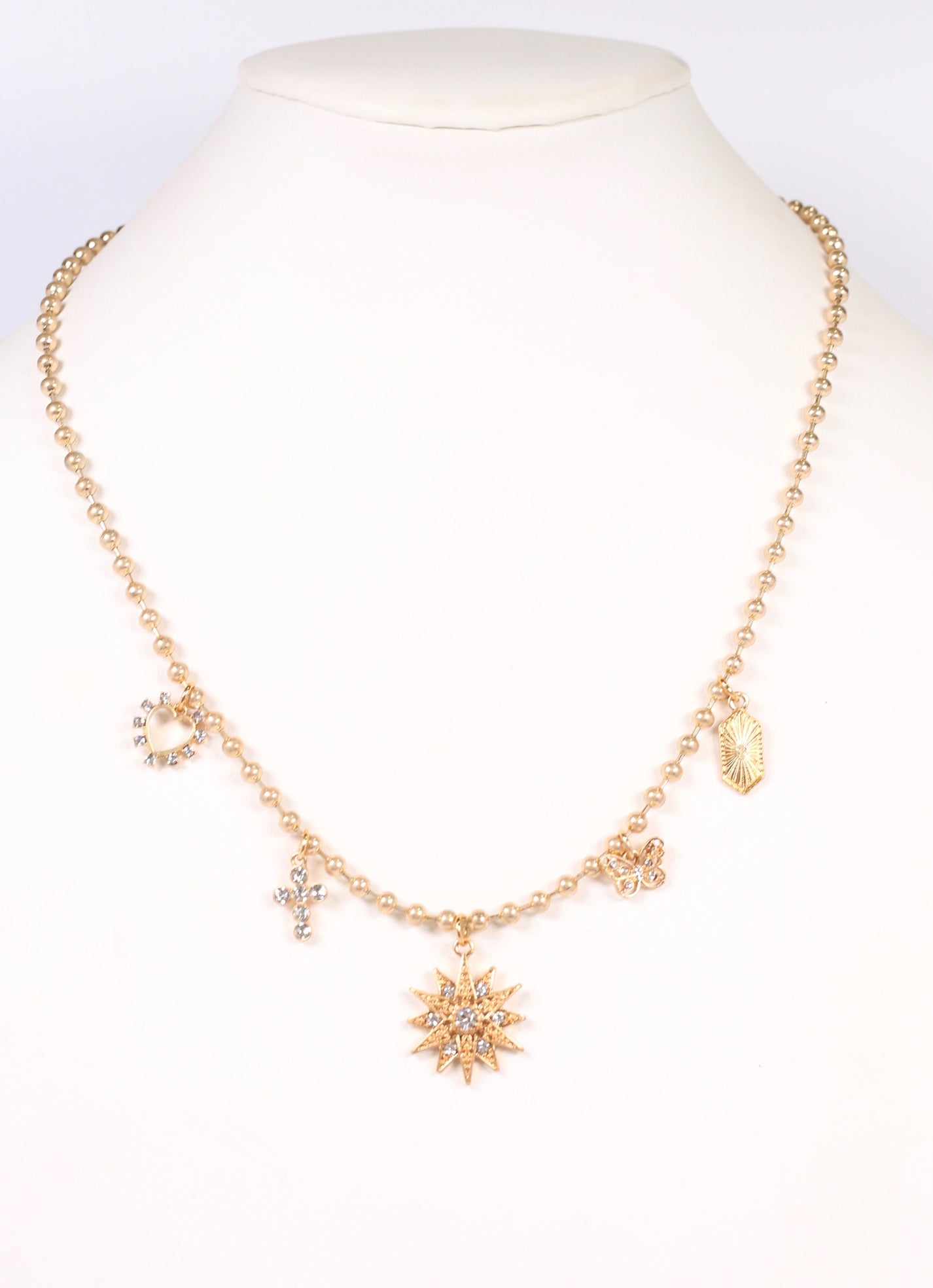 Starburst Charm Necklace