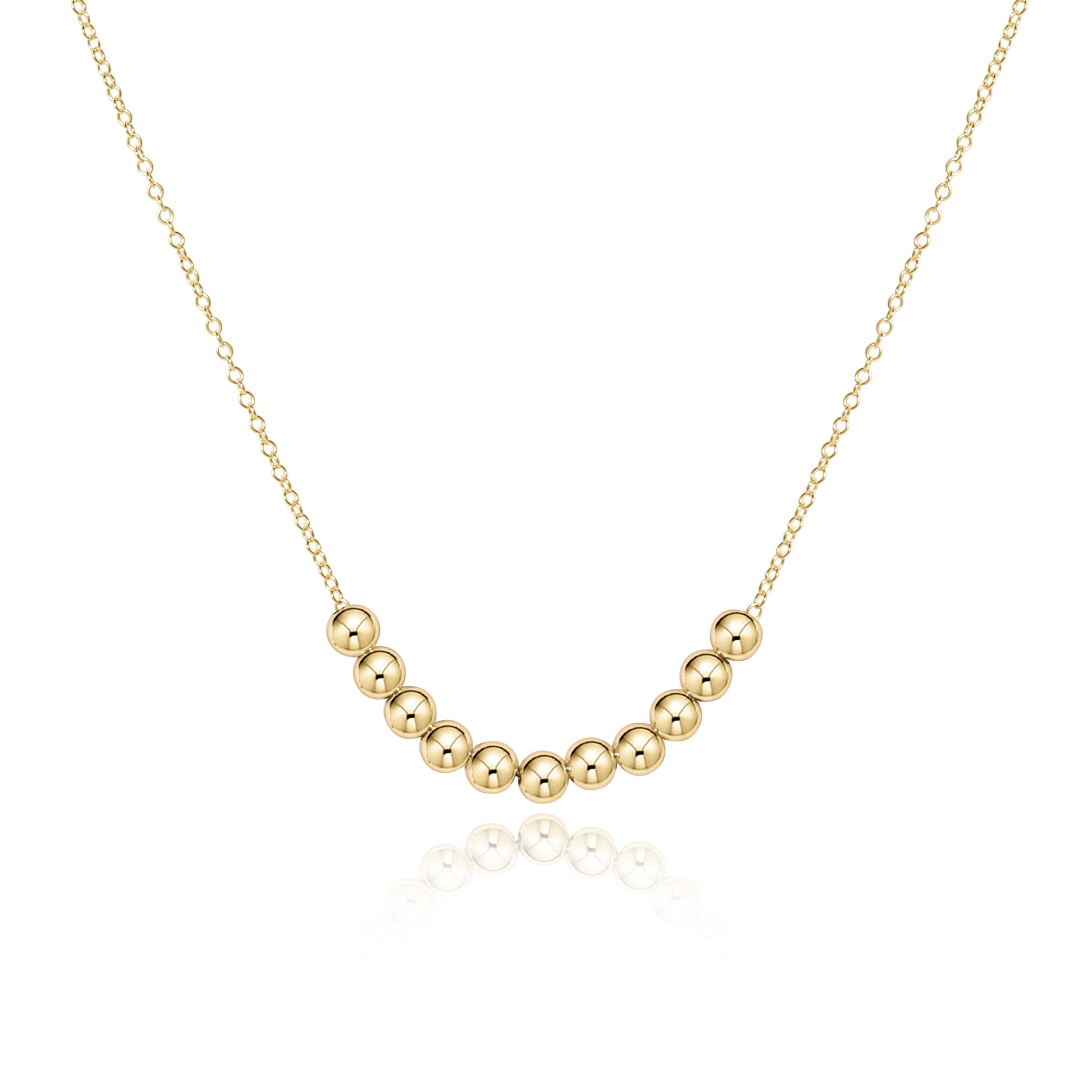 ENewton|Gold Beaded Bliss Necklace