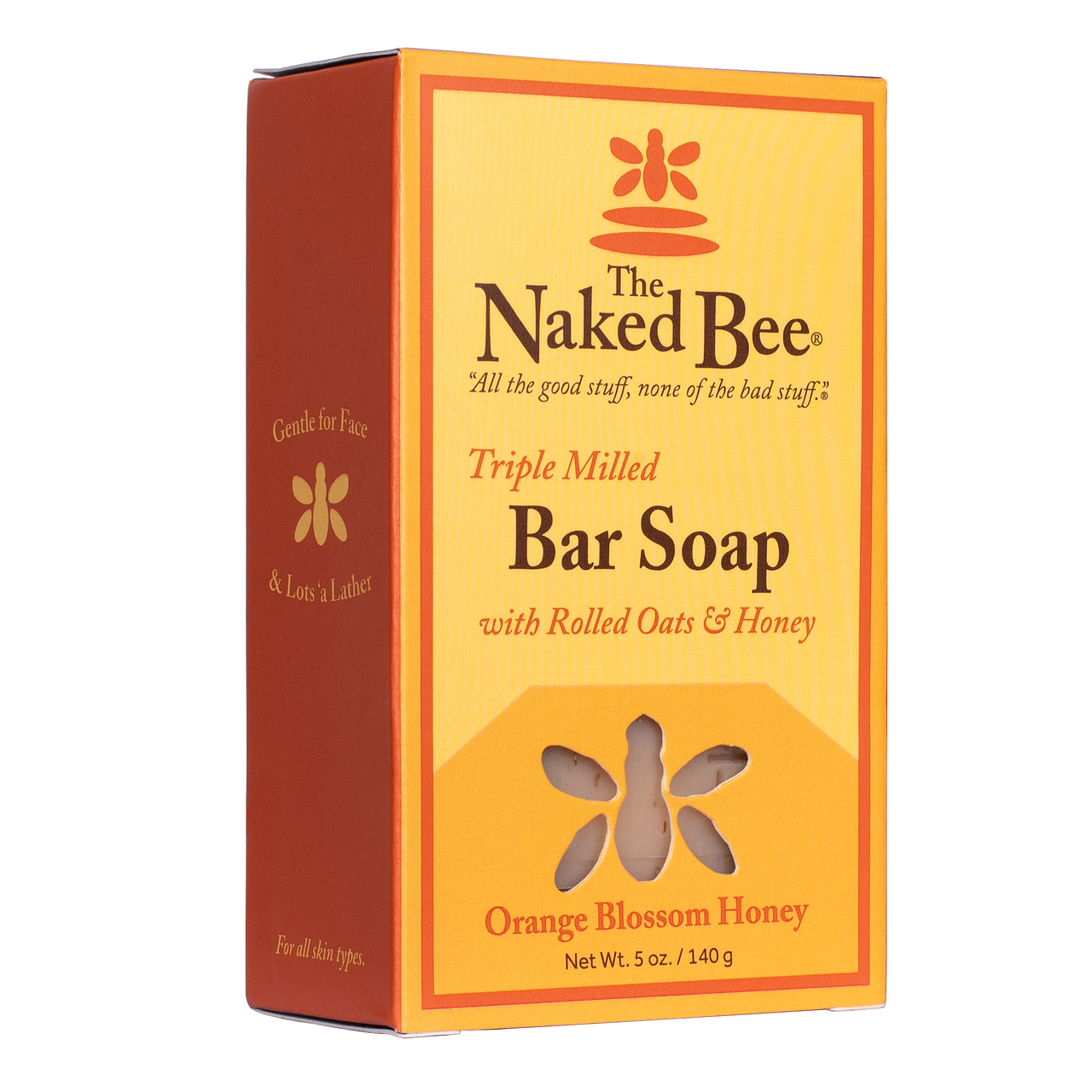 Naked Bee Orange Blossom Honey Bar Soap