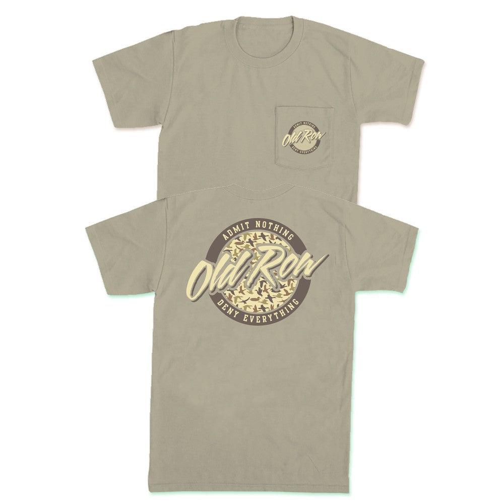Old Row|Camo Circle Logo Tee