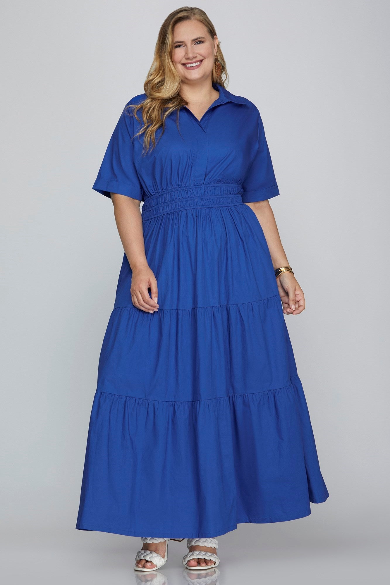 PS Cobalt Woven Maxi Dress
