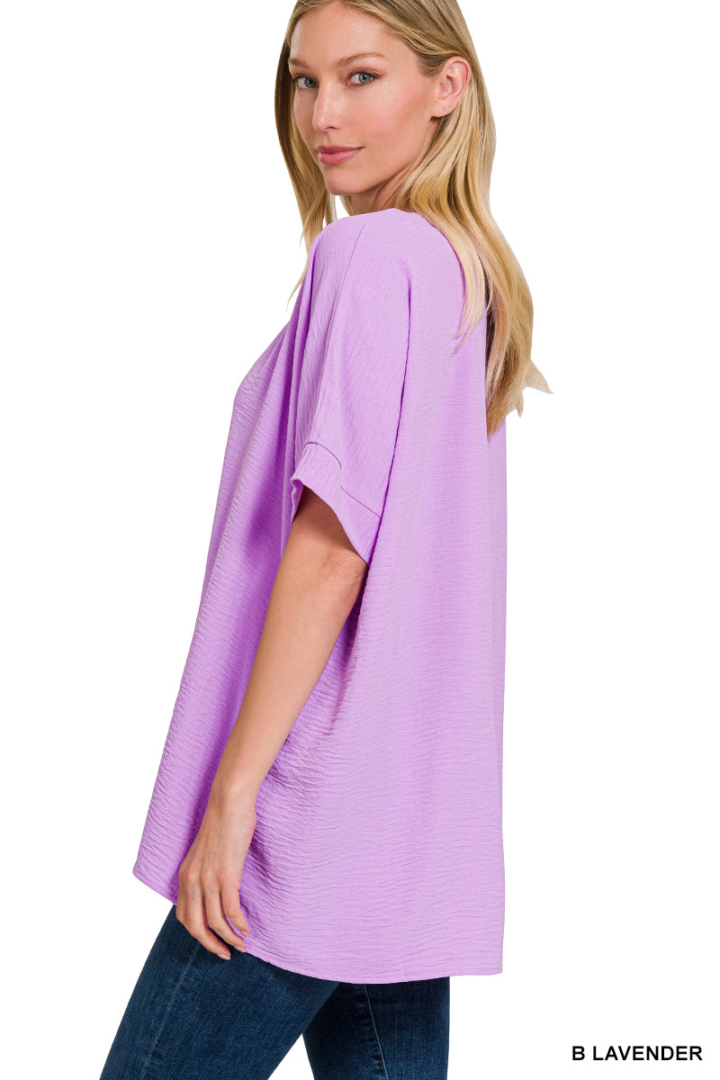 Woven Airflow Top