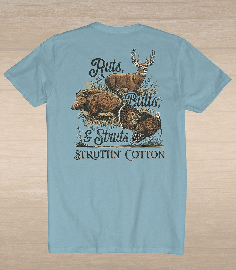 Struttin Cotton|Ruts, Butts, & Struts Tee