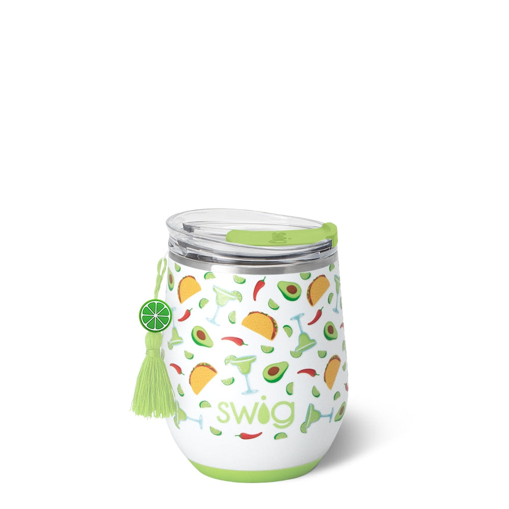 Taco Night Stemless Wine Cup 12oz