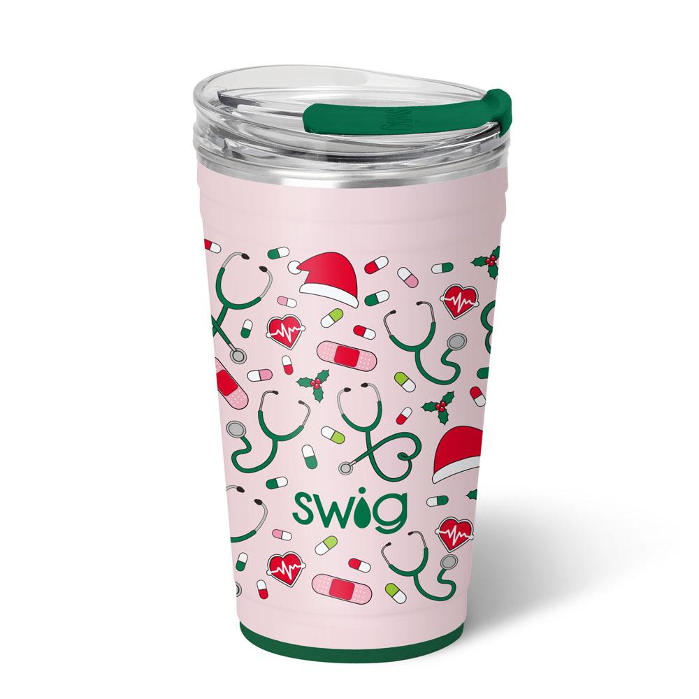 Santa's Scrubs Party Cup 24oz