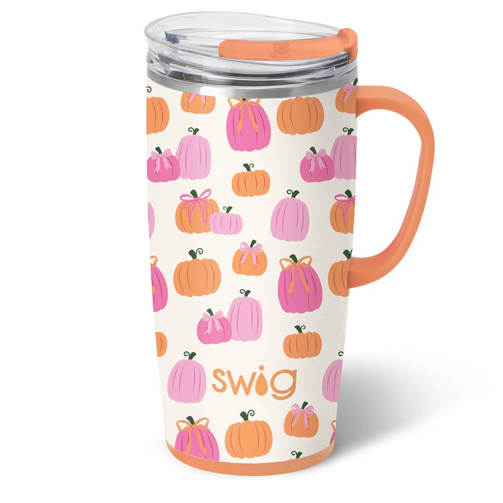 Pumpkins and Bows Travel Mug (22oz)